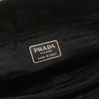 Prada Tessuto Tote Bag Nylon Participating Plate Black — view 6