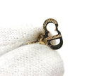Dior Necklace Heart Logo Gold Metal Rhinestone Vintage — view 4