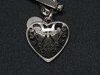 Gucci Necklace Crest Heart Silver Pendant Toggle — view 4