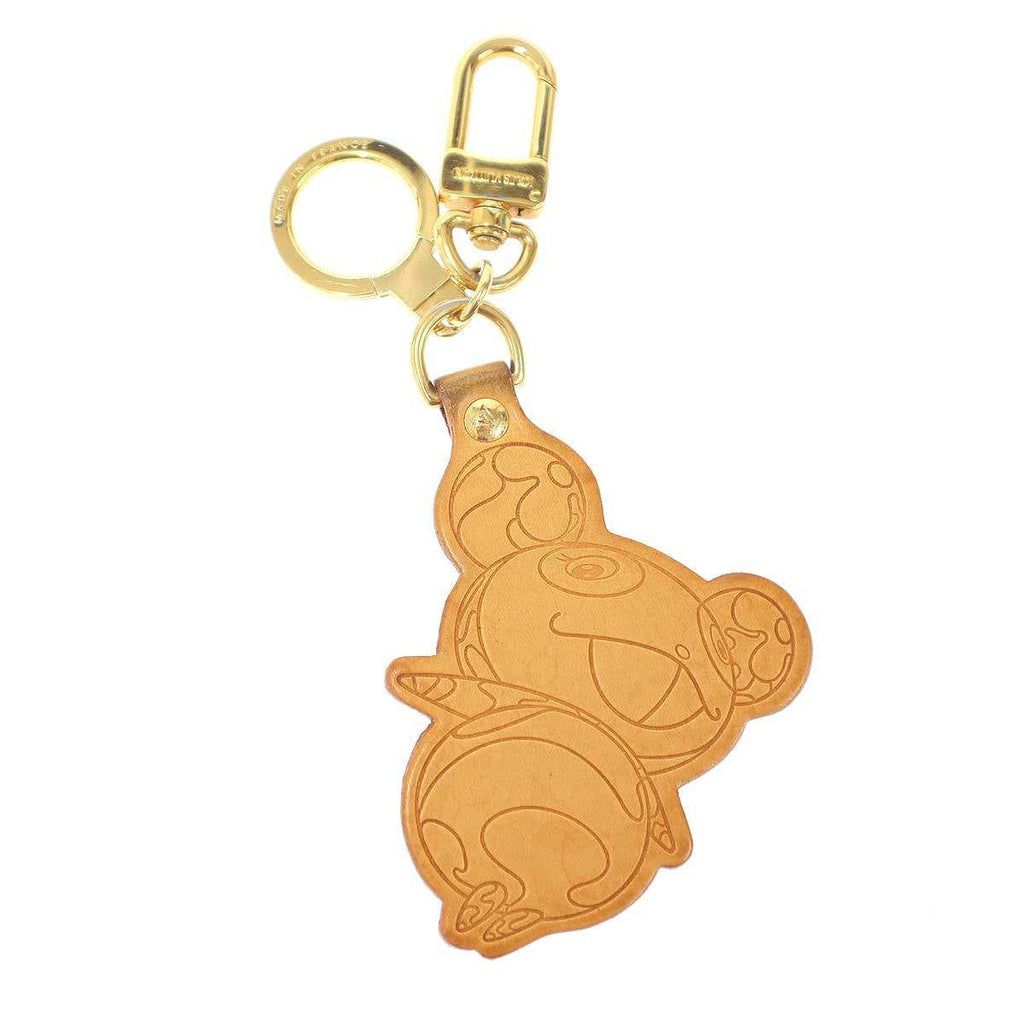 Louis Vuitton Takashi Murakami Porte Cles Panda Bag Charm Key Holder Brown