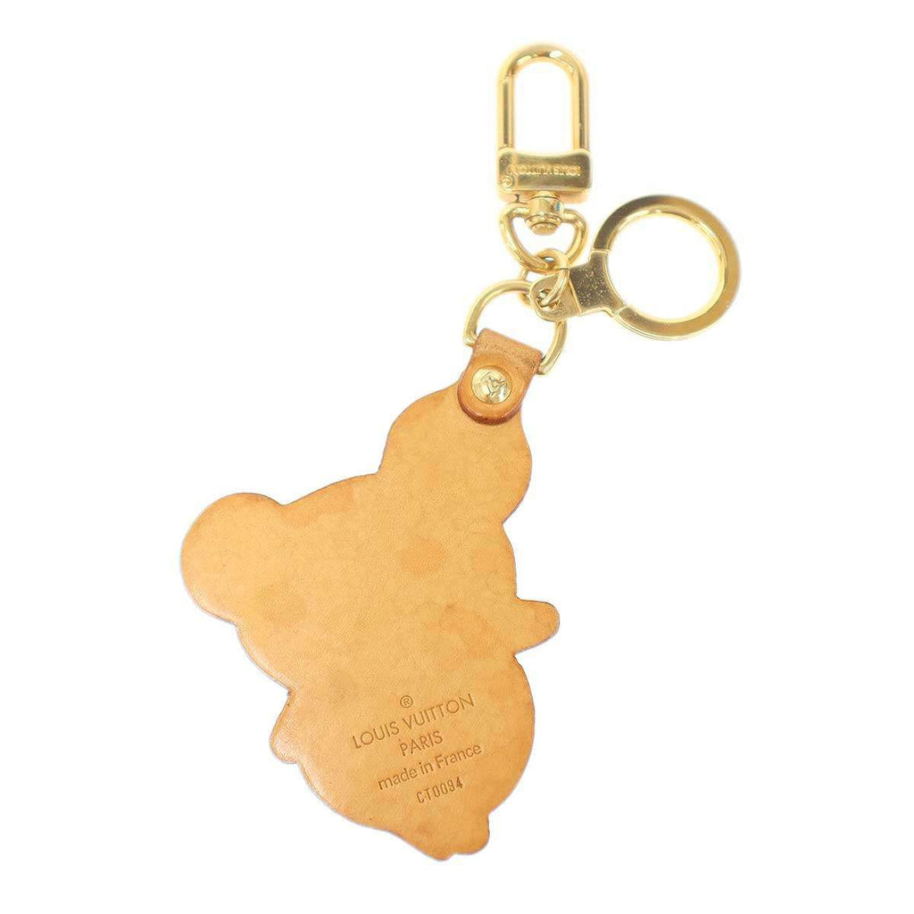 Louis Vuitton Takashi Murakami Porte Cles Panda Bag Charm Key Holder Brown — view 2