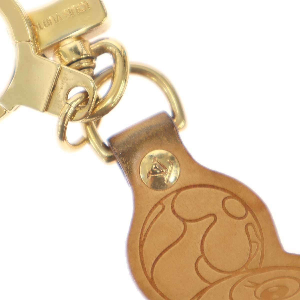 Louis Vuitton Takashi Murakami Porte Cles Panda Bag Charm Key Holder Brown — view 5
