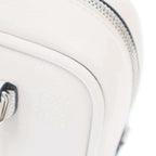Loewe Amazona 75 Small Leather Shoulder Bag White — view 8