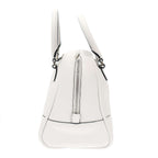 Loewe Amazona 75 Small Leather Shoulder Bag White — view 3