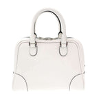 Loewe Amazona 75 Small Leather Shoulder Bag White — view 2