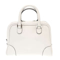 Loewe Amazona 75 Small Leather Shoulder Bag White