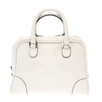 Loewe Amazona 75 Small Leather Shoulder Bag White
