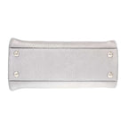 Fendi Peekaboo Mini Selleria Mini Shoulder Bag Silver — view 4