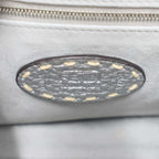 Fendi Peekaboo Mini Selleria Mini Shoulder Bag Silver — view 6