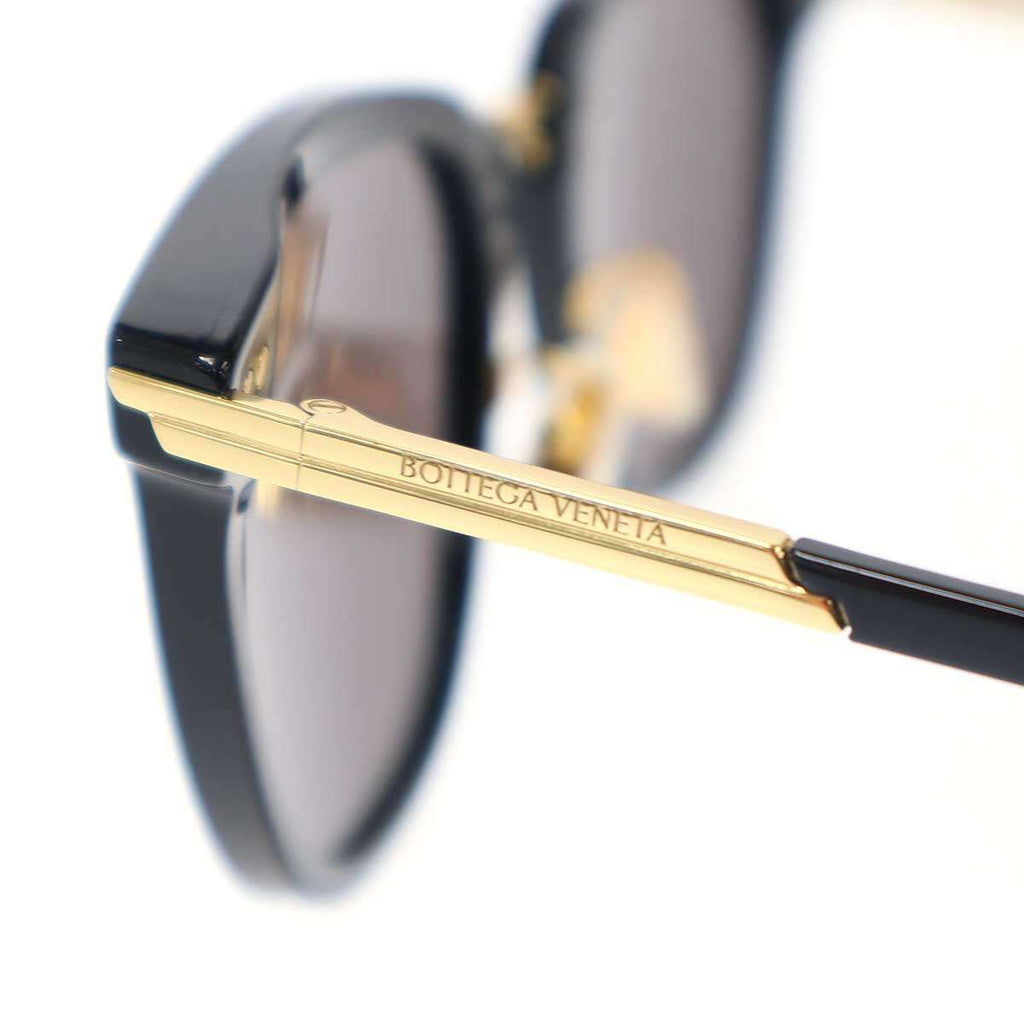 Bottega Veneta Wellington Shape Asian Fit Sunglasses Black 55 Eyewear — view 8