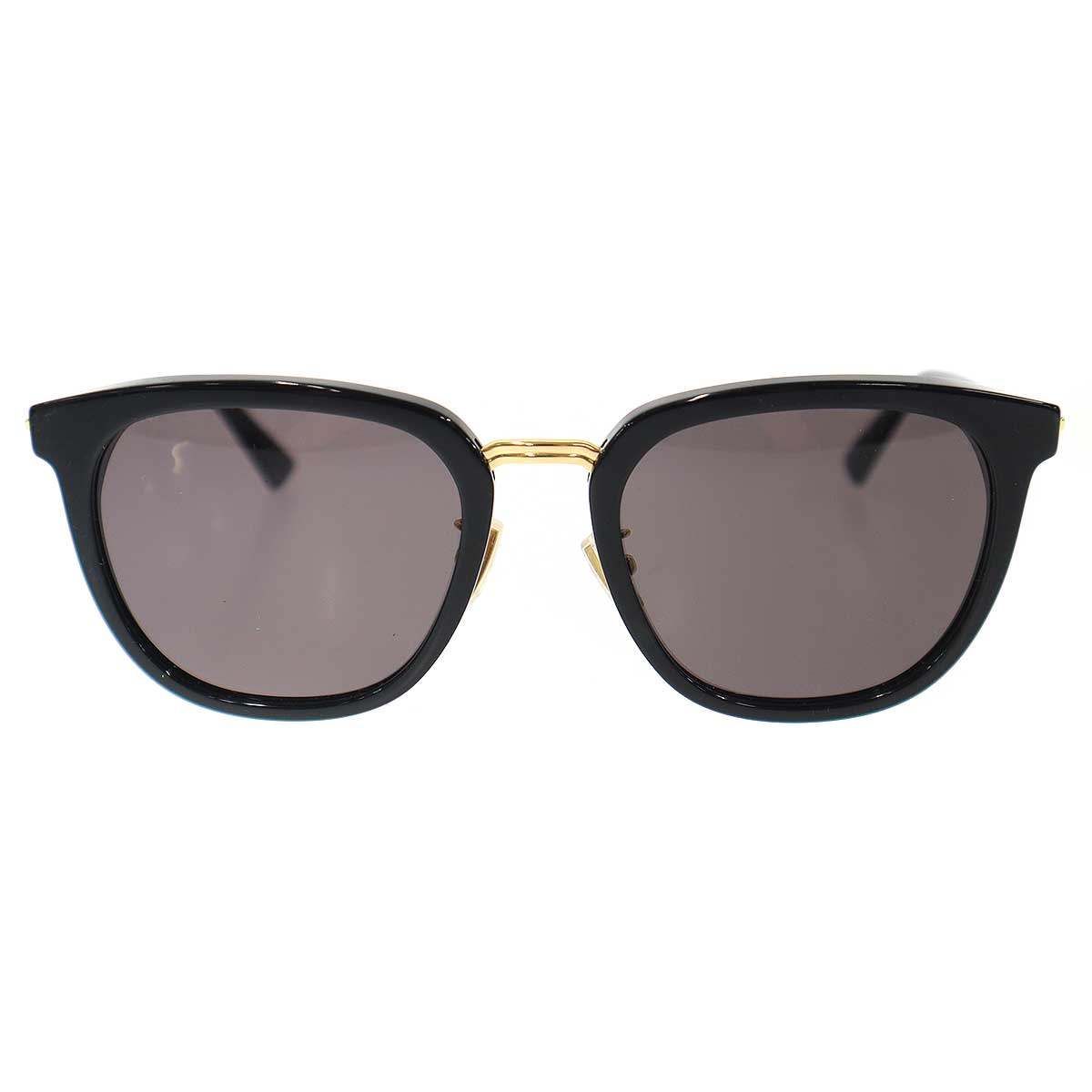 Bottega Veneta Wellington Shape Asian Fit Sunglasses Black 55 Eyewear — view 2