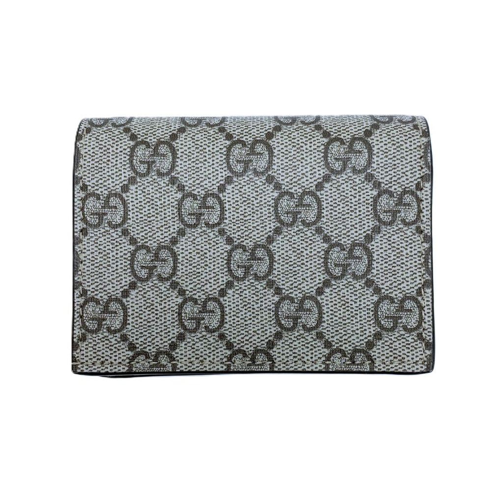 Gucci Bifold Wallet Double G Bicolor Small Cream Beige — view 3