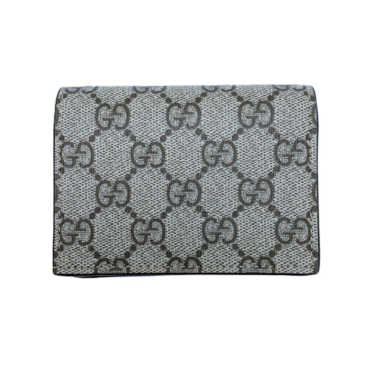 Gucci Bifold Wallet Double G Bicolor Small Cream Beige — view 3