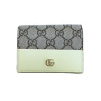 Gucci Bifold Wallet Double G Bicolor Small Cream Beige — view 2