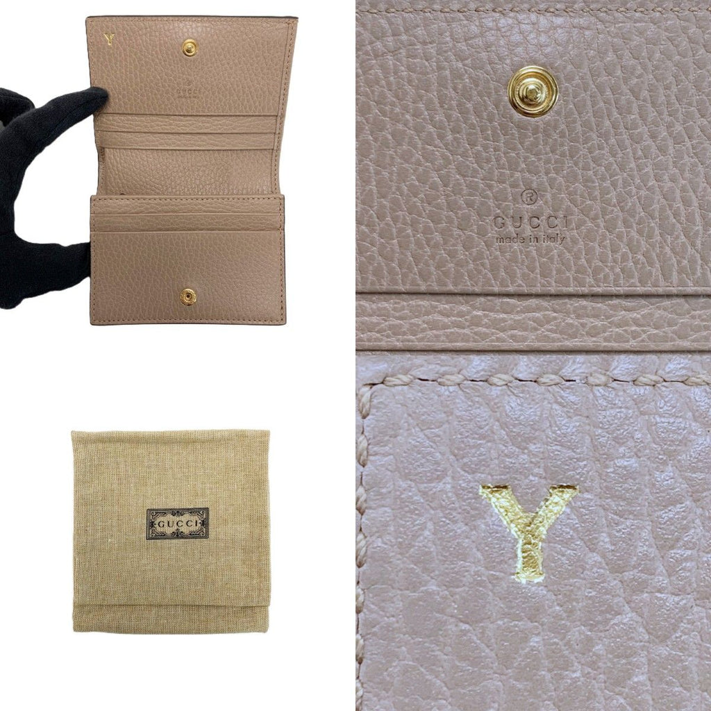Gucci Bifold Wallet Double G Bicolor Small Pink Beige — view 6