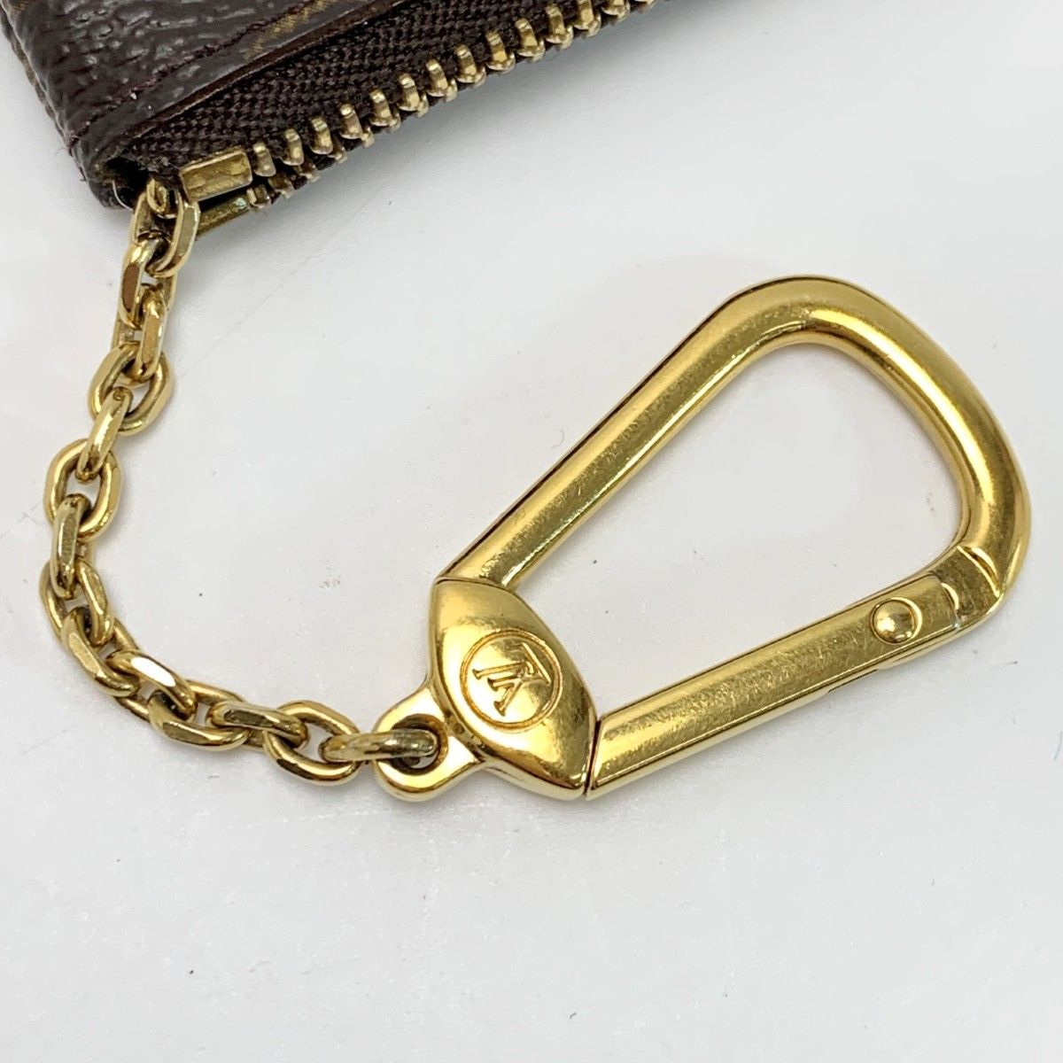 Louis Vuitton Monogram Pochette Cles Coin Purse Key Ring — view 5