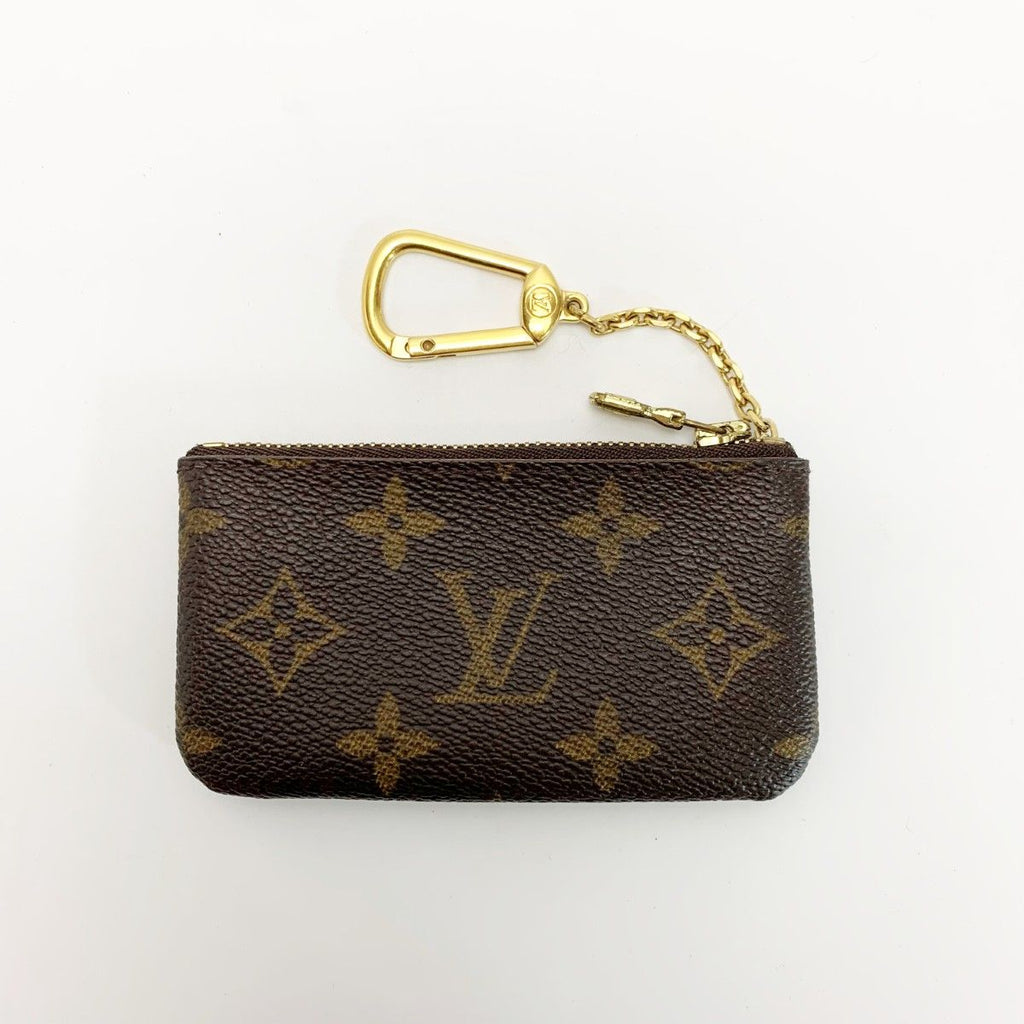 Louis Vuitton Monogram Pochette Cles Coin Purse Key Ring — view 2