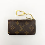Louis Vuitton Monogram Pochette Cles Coin Purse Key Ring — view 2