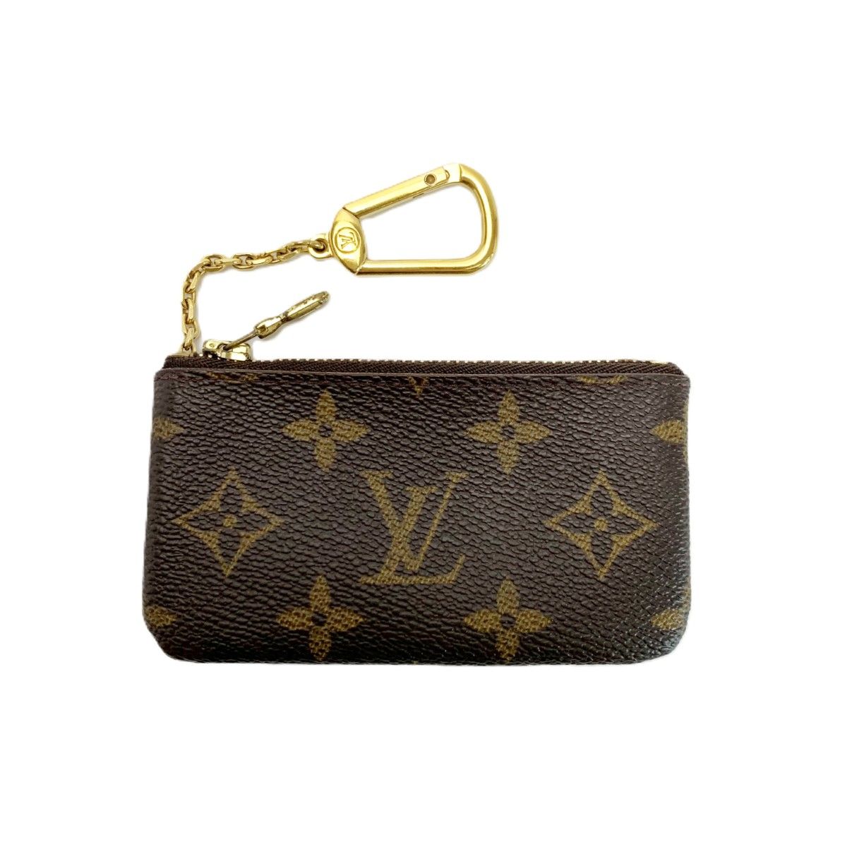 Louis Vuitton Monogram Pochette Cles Coin Purse Key Ring