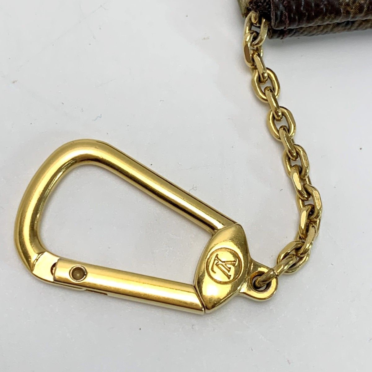 Louis Vuitton Monogram Pochette Cles Coin Purse Key Ring — view 4