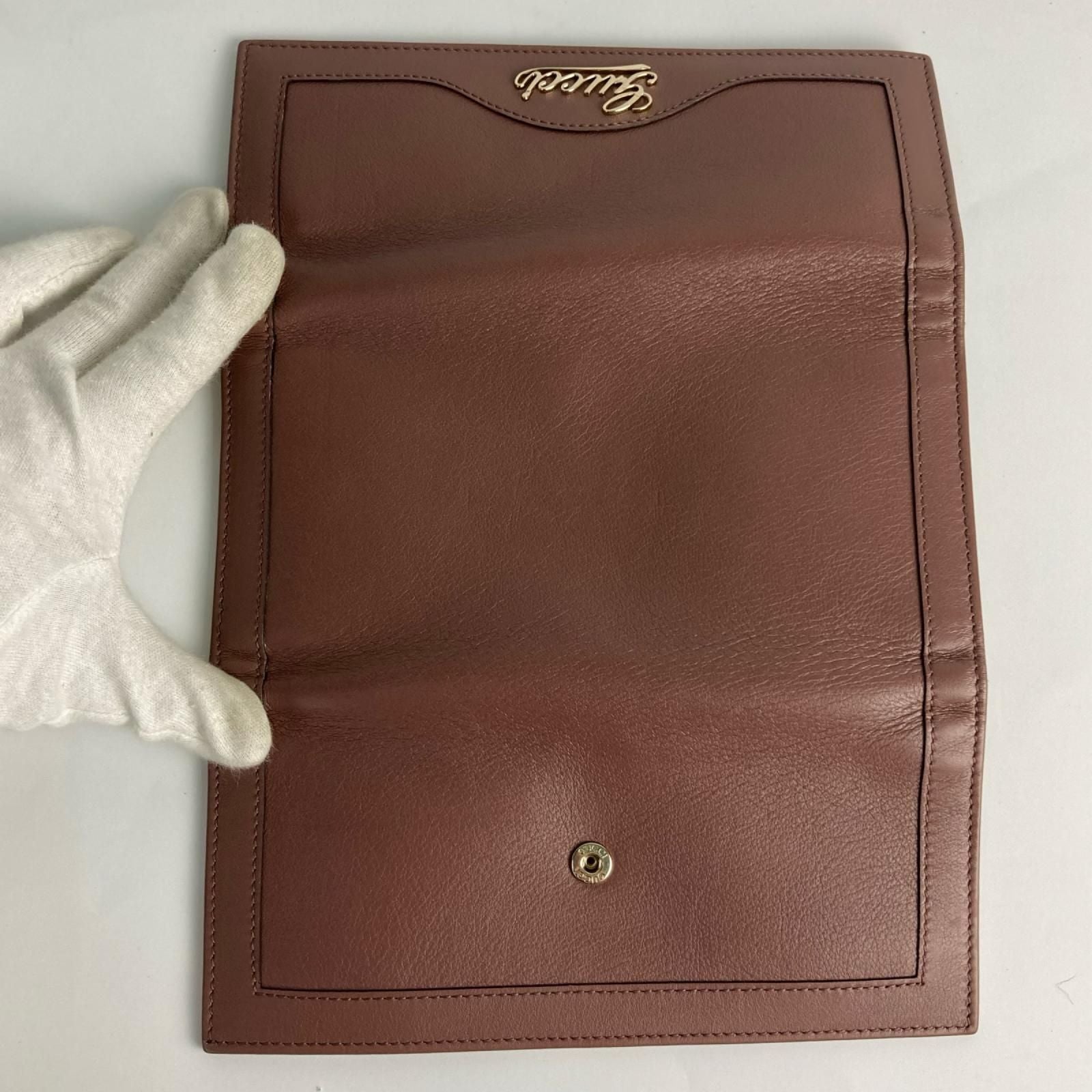 Gucci Trifold Wallet Brown — view 8