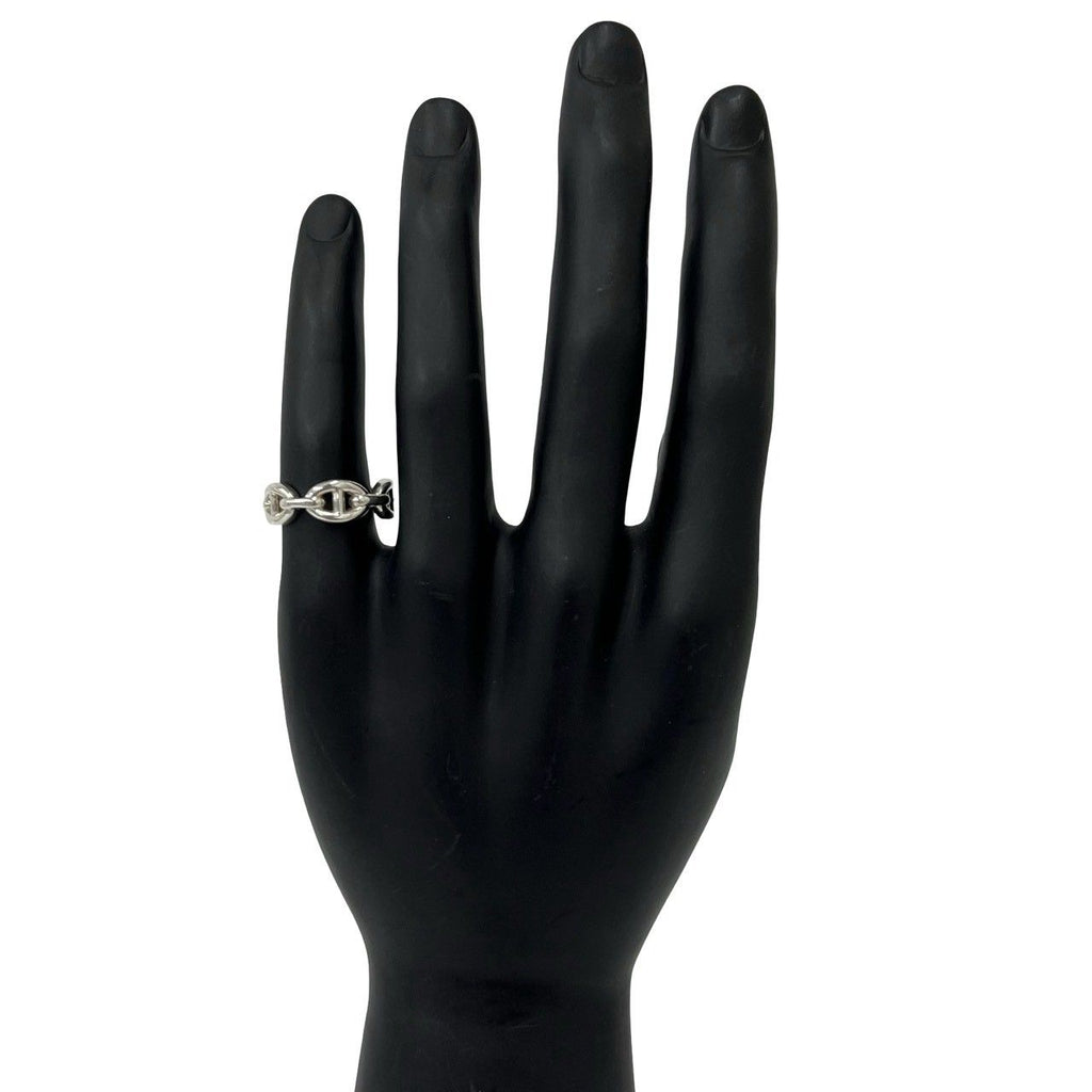 Hermes Chaine D'ancre Enchainee PM Ring 925 Sterling Silver — view 2