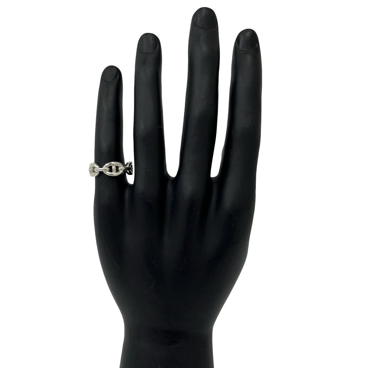 Hermes Chaine D'ancre Enchainee PM Ring 925 Sterling Silver — view 2