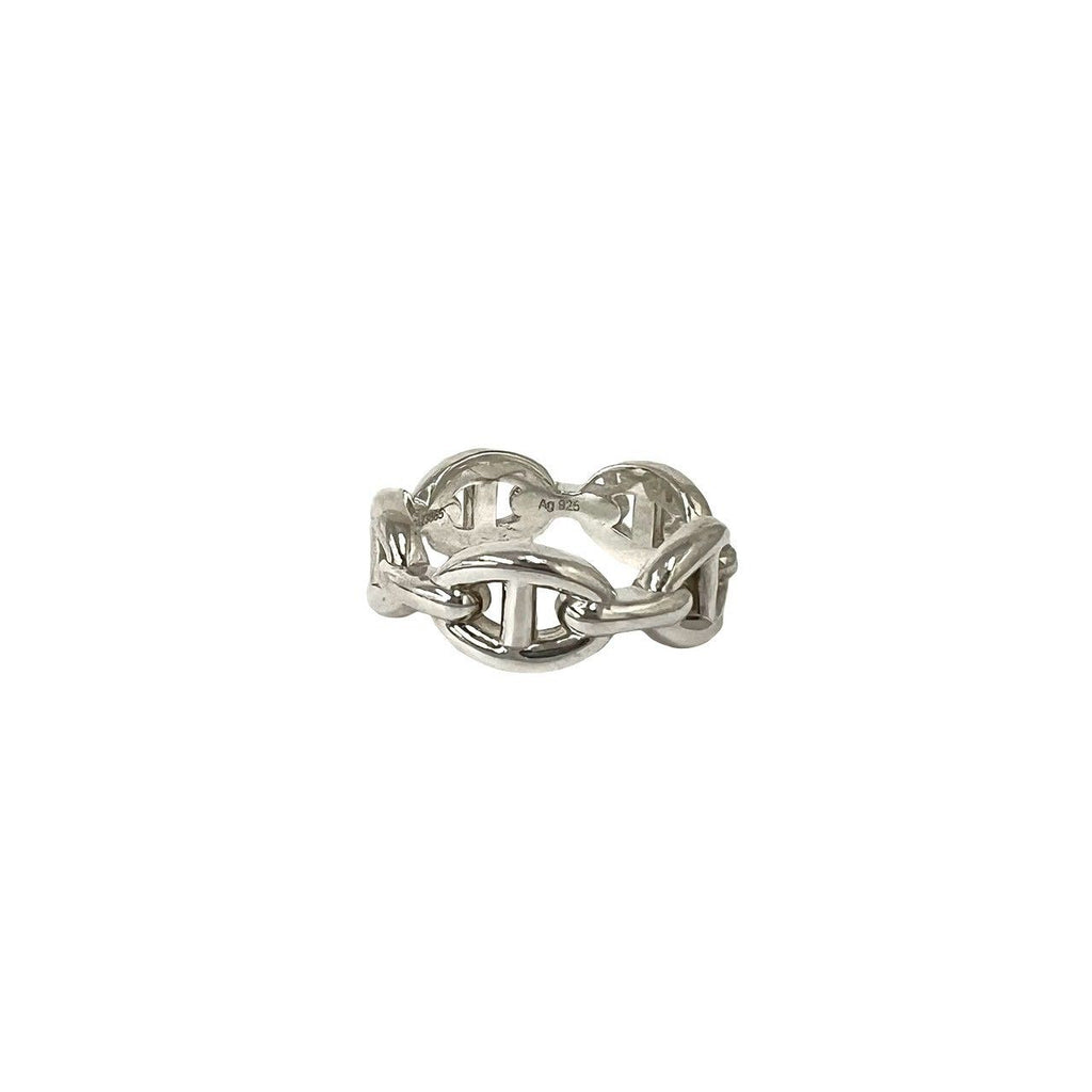 Hermes Chaine D'ancre Enchainee PM Ring 925 Sterling Silver — view 4