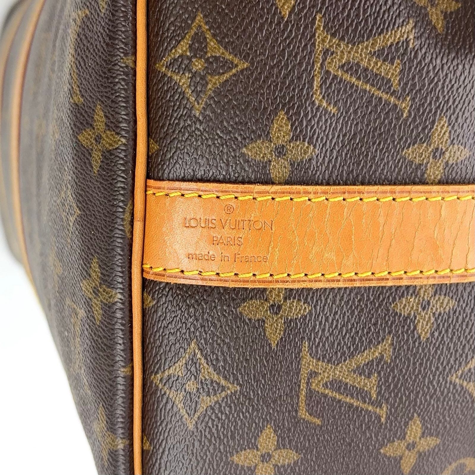 Louis Vuitton Keepall Bandouliere 45 Monogram Leather Brown Light Boston Bag — view 4
