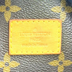 Louis Vuitton Sully MM Monogram Leather Brown Light Shoulder Bag Gold — view 4