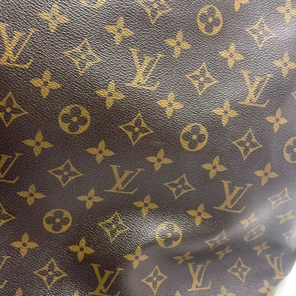 Louis Vuitton Sully MM Monogram Leather Brown Light Shoulder Bag Gold — view 5