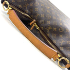 Louis Vuitton Sully MM Monogram Leather Brown Light Shoulder Bag Gold — view 8