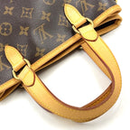 Louis Vuitton Batignolles Monogram Leather Brown Light Handbag Gold — view 5