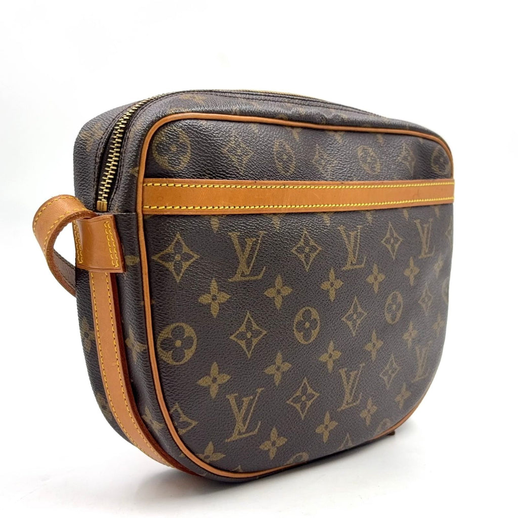Louis Vuitton Jeune Fille GM Monogram Leather Brown Light Shoulder Bag Gold — view 2