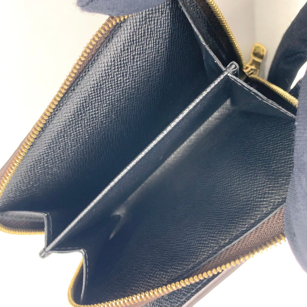 Louis Vuitton Portefeuille Monogram Reverse Leather Brown Black Bifold Wallet — view 6