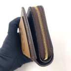 Louis Vuitton Portefeuille Monogram Reverse Leather Brown Black Bifold Wallet — view 8