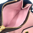 Louis Vuitton Portefeuille Zoe Monogram Leather Brown Light Pink Trifold Wallet — view 6