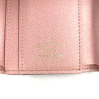 Louis Vuitton Portefeuille Zoe Monogram Leather Brown Light Pink Trifold Wallet — view 4