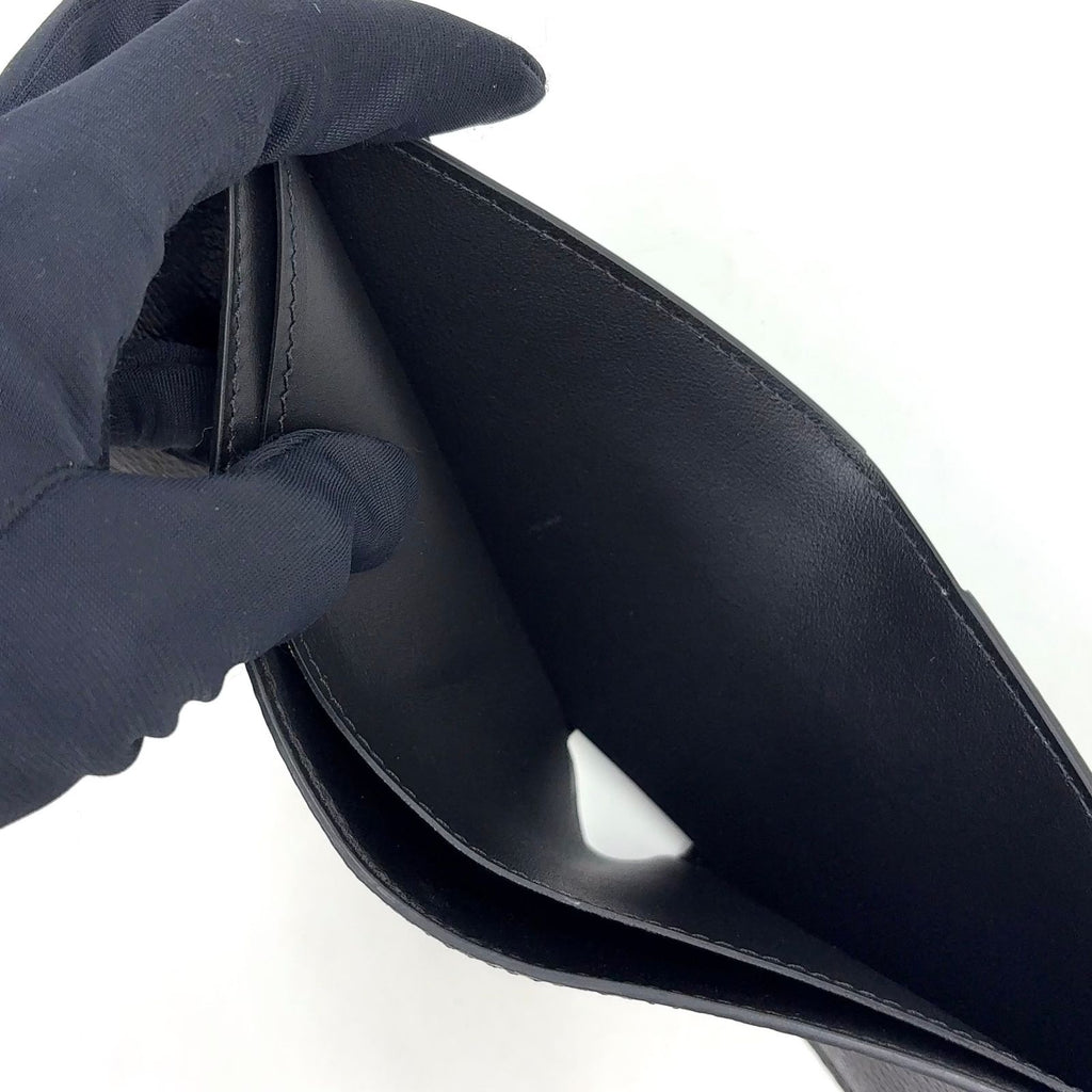 Louis Vuitton Portefeuille Multiple Enabled Leather Black Wallet — view 7