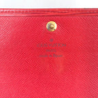 Louis Vuitton Pochette Porte Monnaie Credit Epi Castilian Red Leather Bifold — view 4