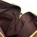 Louis Vuitton Naviglio Damier Ebene Brown Shoulder Bag Gold — view 8