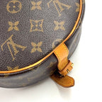 Louis Vuitton Tambourine Monogram Leather Brown Light Shoulder Bag Gold — view 7