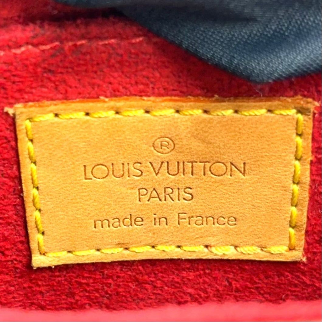 Louis Vuitton Tambourine Monogram Leather Brown Light Shoulder Bag Gold — view 4