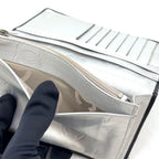 Chanel Cambon Line Lambskin Silver Black Wallet — view 7