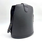 Louis Vuitton Cluny Epi Noir Leather Black Shoulder Bag Gold — view 2