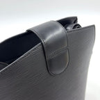 Louis Vuitton Cluny Epi Noir Leather Black Shoulder Bag Gold — view 5