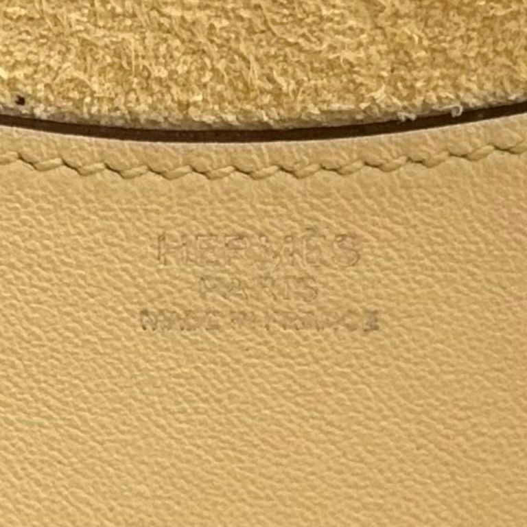 Hermes in the Loop 18 Taurillon Leather Ivory Handbag Silver — view 4