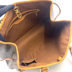 Louis Vuitton Batignolles Horizon Monogram Leather Brown Light Tote Bag Gold — view 3