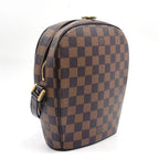 Louis Vuitton Ipanema PM Damier Ebene Leather Brown Shoulder Bag Gold — view 2