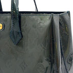 Louis Vuitton Wilshire PM Monogram Vernis Blue Infini Patent Leather Dark Green — view 5